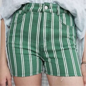 Anthropologie Pilcro Striped Denim Shorts